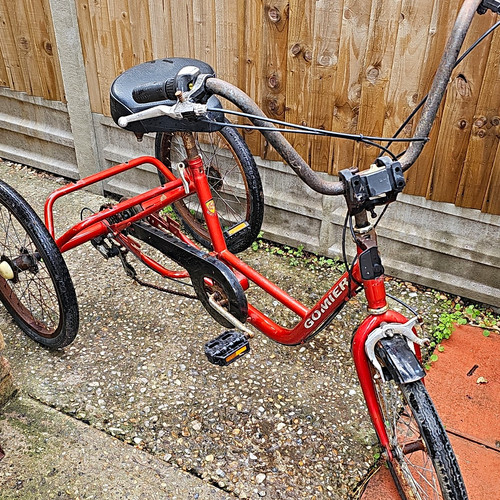 Gomier red adult tricycle - red,