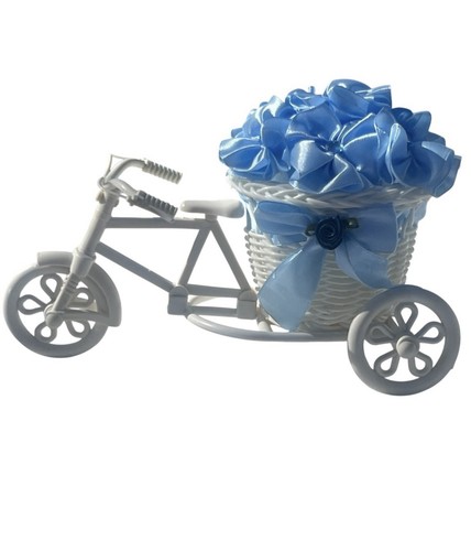 Flower arrangement blue ribbon - flower,