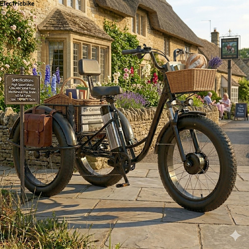 Adult electric tricycle fat - tricycle,
