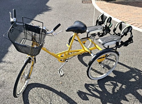 Yellow pashley adult tricycle - adult,