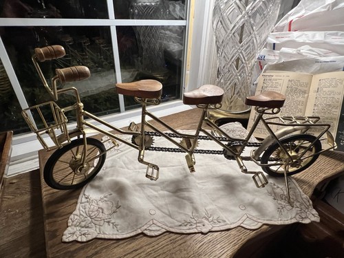 Vintage goldtone metal - vintage, tandem